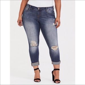 🎉H.P.🎉 Torrid Boyfriend style Capris